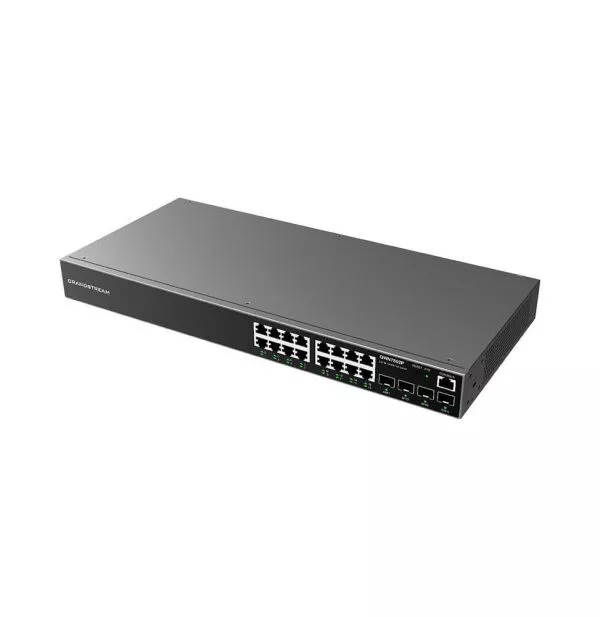 Switch Administrable Niveau 2+ Grandstream GWN7802P 16 Ports PoE Gigabit + 4 Ports SFP