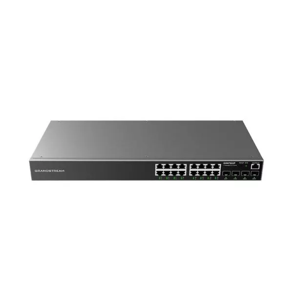 Switch Administrable Niveau 2+ Grandstream GWN7802P 16 Ports PoE Gigabit + 4 Ports SFP