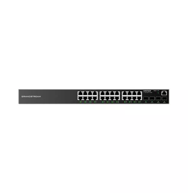 Switch Administrable niveau 2+ Grandstream GWN7803P 24 Ports PoE Gigabit + 4 Ports SFP
