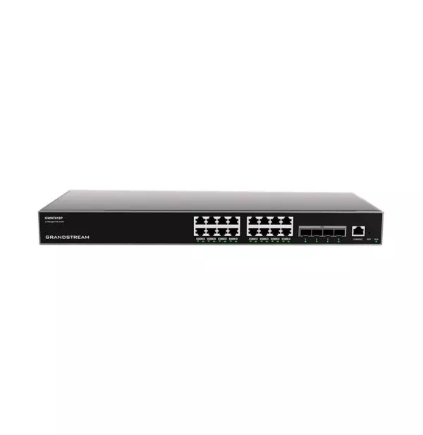 Switch Administrable Niveau 3 Grandstream GWN7812P 16 Ports Gigabit / 4 Ports SFP+ 10 Go