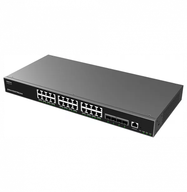 Switch Administrable Niveau 3 Grandstream GWN7813 - 24 Ports Gigabit / 4 Ports SFP+