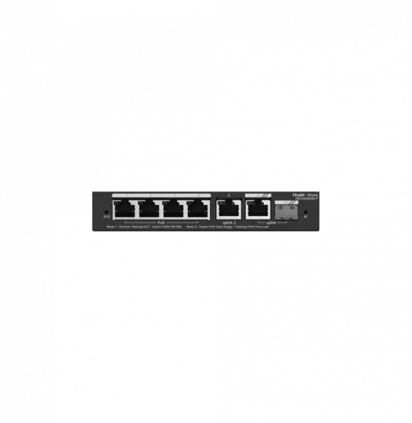 switch-administrable-reyee-rg-es206gs-p-6-ports-4-poe-54w Switch Administrable Reyee RG-ES206GS-P 6 ports - 4 PoE 54W