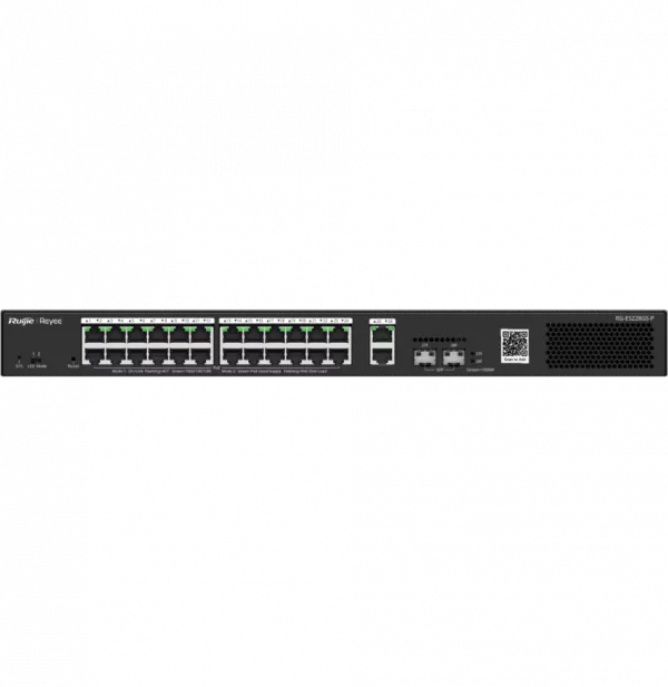 Switch Administrable Reyee RG-ES228GS-P 28 Ports - 24 PoE+ / 2SFP 370W