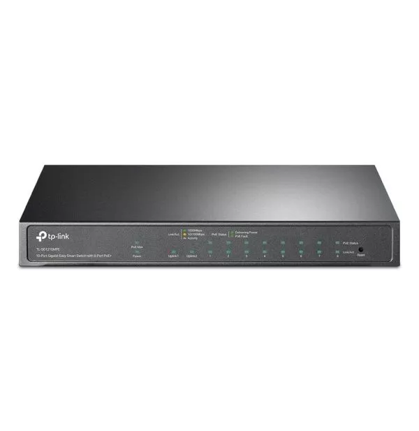switch-administrable-tp-link-tl-sg1210mpe-9-ports-gigabit-rj45-et-1-port-combo-gigabit-sfp-rj45-poe-123-w Switch Administrable TP Link TL-SG1210MPE 9 ports Gigabit RJ45 et 1 port combo Gigabit SFP / RJ45 - PoE 123 W