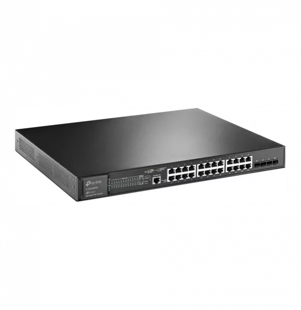 Switch administrable TP-Link TL-SG3428XMP JetStream 24 ports PoE+ Gigabit et 4 ports 10GE SFP+ L2+