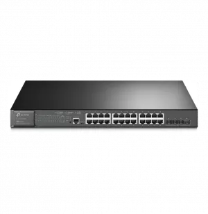 Switch administrable TP-Link TL-SG3428XMP JetStream 24 ports PoE+ Gigabit et 4 ports 10GE SFP+ L2+