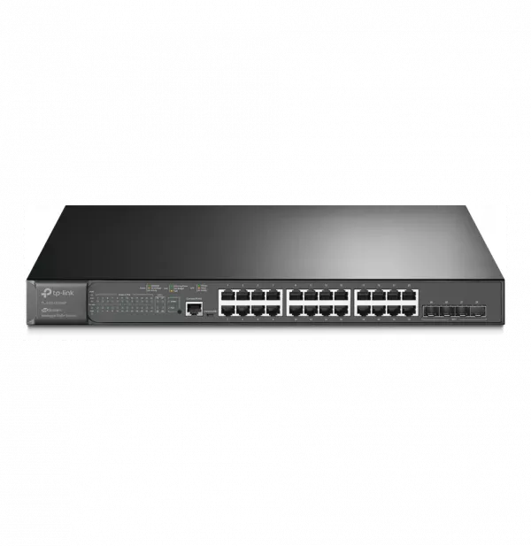 Switch administrable TP-Link TL-SG3428XMP JetStream 24 ports PoE+ Gigabit et 4 ports 10GE SFP+ L2+
