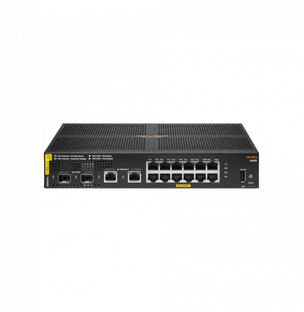 Switch Aruba 6000 12G Classe 4 PoE 2G/2SFP 139 W (R8N89A)