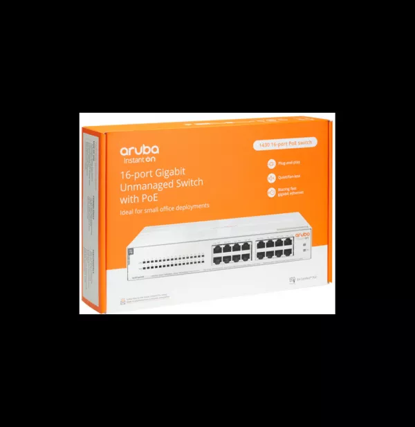 switch-aruba-instant-on-1430-16g-classe-4-poe-124-w-r8r48a-1 Switch Aruba Instant On 1430 16G classe 4 PoE 124 W (R8R48A)