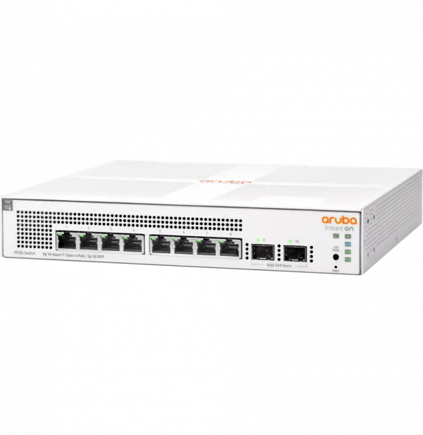 Switch Administrable Aruba Instant On 1930 8G Classe 4 PoE 2SFP 124 W (JL681A)
