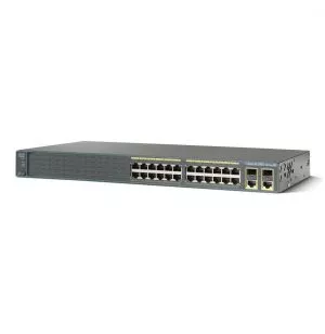 Switch administrable Cisco Catalyst 2960 - 24 ports 10/100 + 2T/SFP avec LAN Lite