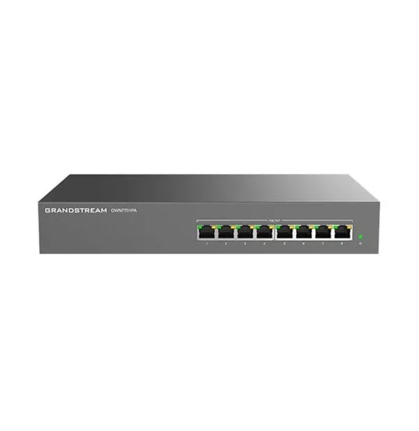 switch-de-bureau-grandstream-gwn7701pa-8-ports-gigabit Switch de bureau Grandstream GWN7701PA 8 Ports Gigabit