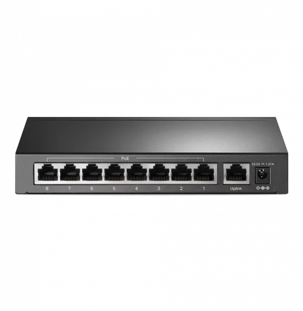 Switch de bureau TP-Link TL-SF1009P 9 ports 10/100 Mbps avec PoE + 8 ports