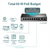 Switch de bureau TP-Link TL-SF1009P 9 ports 10/100 Mbps avec PoE + 8 ports