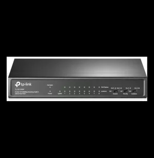 Switch de bureau TP-Link TL-SF1009P 9 ports 10/100 Mbps avec PoE + 8 ports