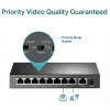 Switch de bureau TP-Link TL-SF1009P 9 ports 10/100 Mbps avec PoE + 8 ports
