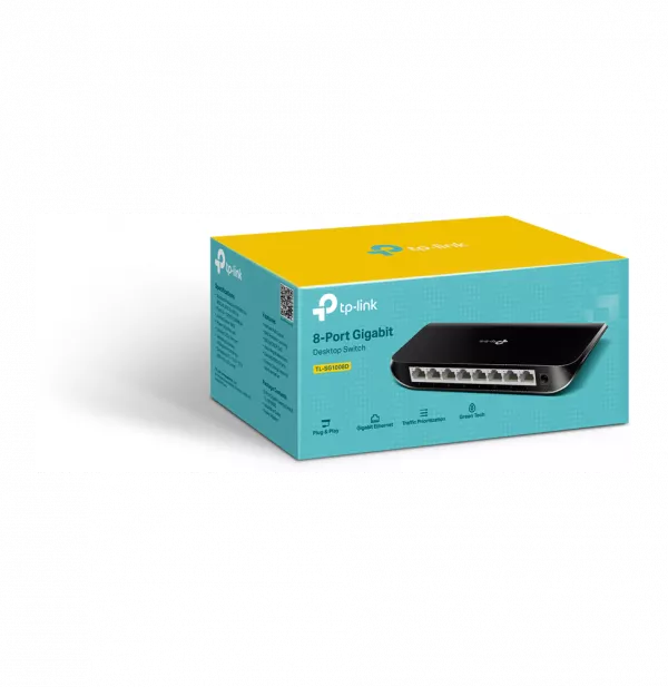 Switch de bureau TP-Link TL-SG1008D 8 ports Gigabit