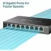 Switch de bureau TP-Link TL-SG108E 8 Ports Gigabit