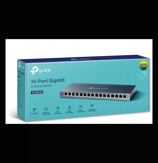 Switch de bureau TP-Link TL-SG116 Gigabit 16 ports