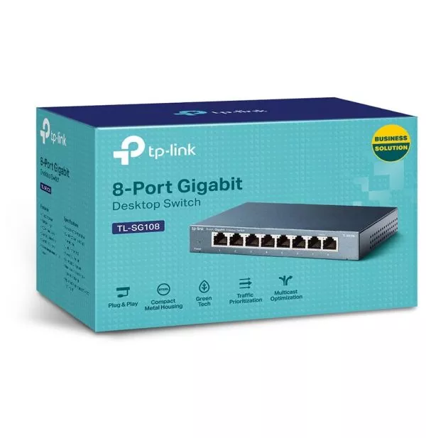 Switch de bureau Tplink TL-SG108 8 ports Gigabit