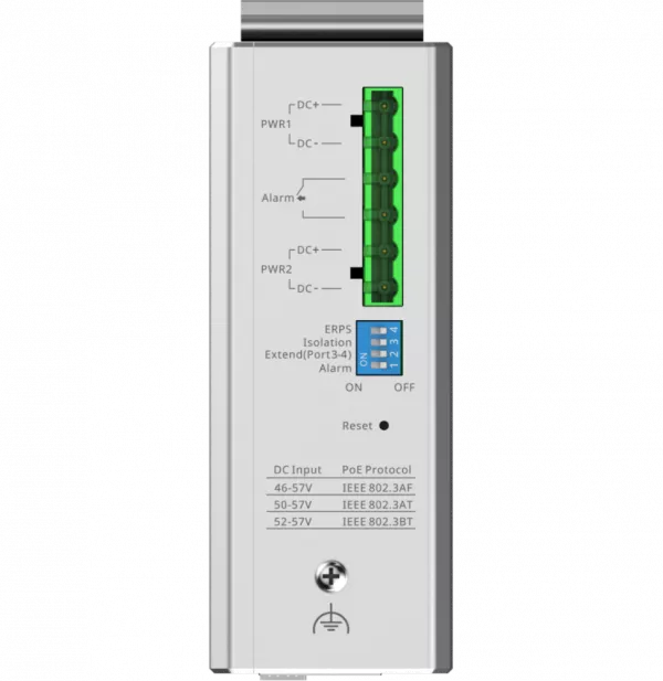 Switch Industriel administrable Reyee NIS2100-4GT2SFP-HP 4 Ports PoE+ / 2 SFP
