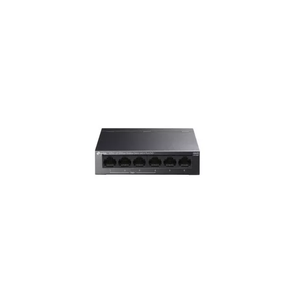 Switch TP-Link LS106P 6 ports 10/100 Mbps de bureau avec 4 ports PoE+ (LS106P)