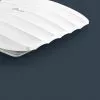 TP-Link EAP110 WiFi 4 300 Mbit/s Blanc Connexion Ethernet, supportant l'alimentation via ce port (PoE) (EAP110 V4)
