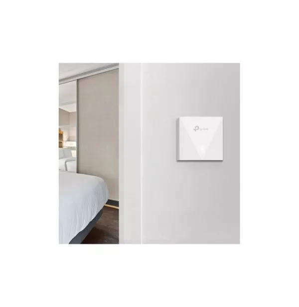 TP-Link EAP650-Wall WiFi 6 3000 Mbit/s Blanc Connexion Ethernet, supportant l'alimentation via ce port (PoE) (EAP650-WALL)