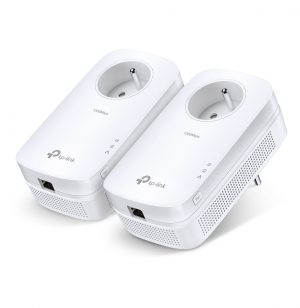 TP-Link PA8015P KIT de 2 CPL AV1300 Gigabit avec prise gigogne (prise FR) (TL-PA8015P KIT FR)