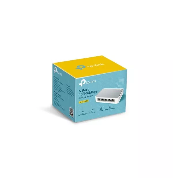 TP-Link TL-SF1005D V15 commutateur réseau Géré Fast Ethernet (10/100) Blanc (TL-SF1005D V15)