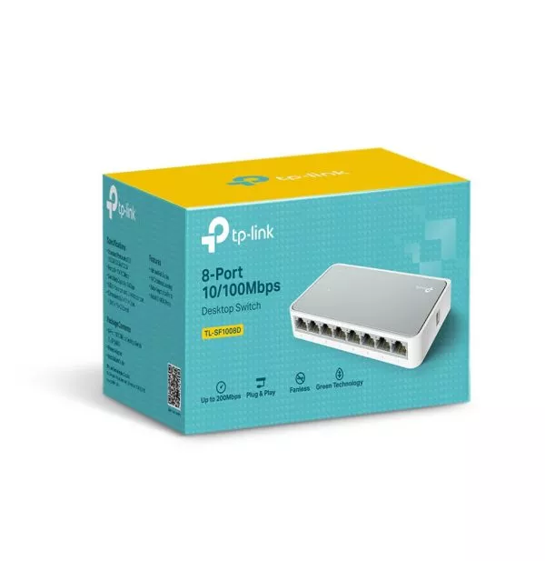 tp-link-tl-sf1008d-non-gere-fast-ethernet-10-100-blanc-tl-sf1008d-v11-2 TP-Link TL-SF1008D Non-géré Fast Ethernet (10/100) Blanc (TL-SF1008D V11)