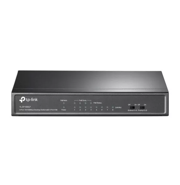 TP-Link TL-SF1008LP commutateur réseau Non-géré Fast Ethernet (10/100) Connexion Ethernet, supportant l'alimentation via ce
