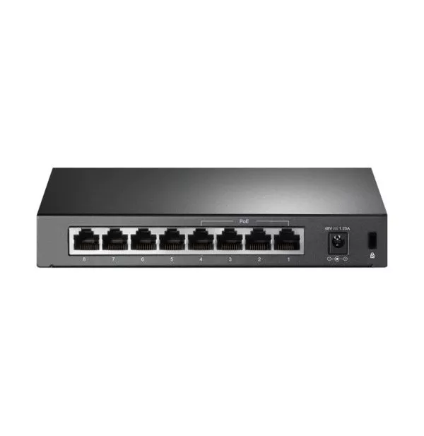 TP-Link TL-SF1008P Non-géré Fast Ethernet (10/100) Connexion Ethernet, supportant l'alimentation via ce port (PoE) Noir