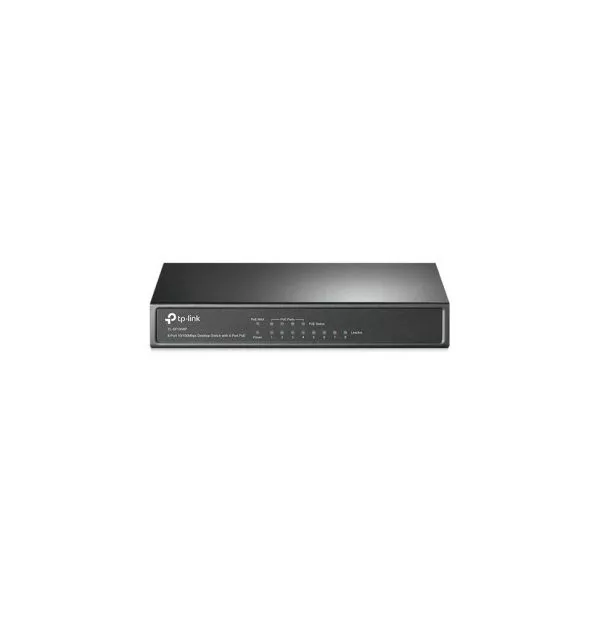 TP-Link TL-SF1008P Non-géré Fast Ethernet (10/100) Connexion Ethernet, supportant l'alimentation via ce port (PoE) Noir