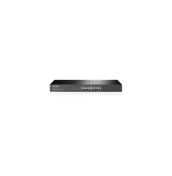TP-Link TL-SF1016 Non-géré Fast Ethernet (10/100) 1U Noir (TL-SF1016 V12)