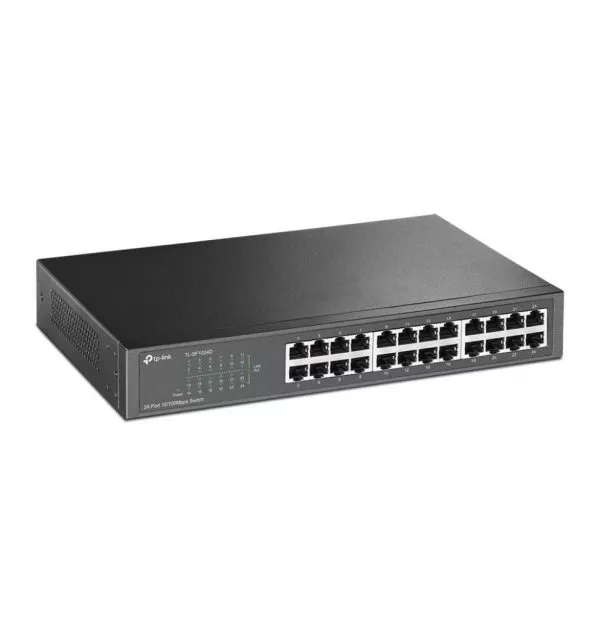 TP-Link TL-SF1024D commutateur réseau Non-géré Fast Ethernet (10/100) Noir (TL-SF1024D)