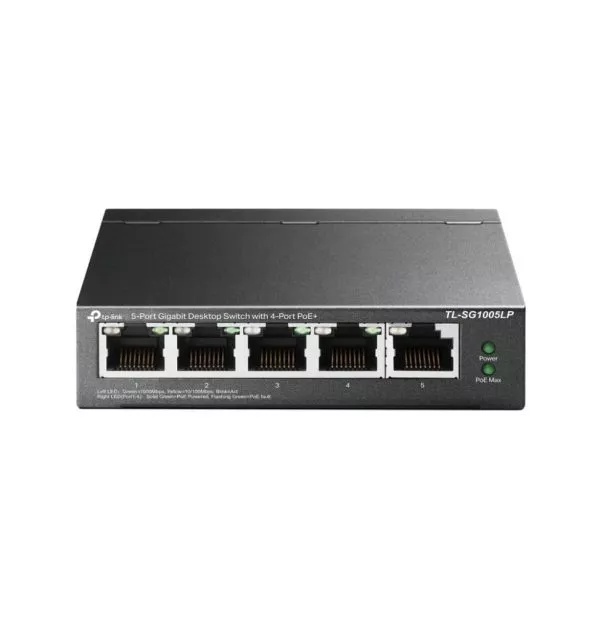 TP-Link TL-SG1005LP commutateur réseau Non-géré Gigabit Ethernet (10/100/1000) Connexion Ethernet, supportant l'alimentation