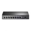 TP-Link TL-SG1008P Gigabit Ethernet (10/100/1000) Connexion Ethernet, supportant l'alimentation via ce port (PoE) Gris