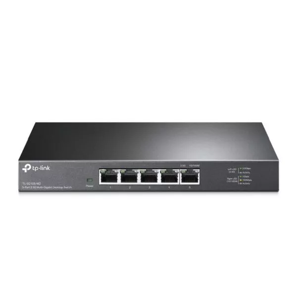 TP-Link TL-SG105-M2 commutateur réseau Non-géré 2.5G Ethernet (100/1000/2500) Noir (TL-SG105-M2)