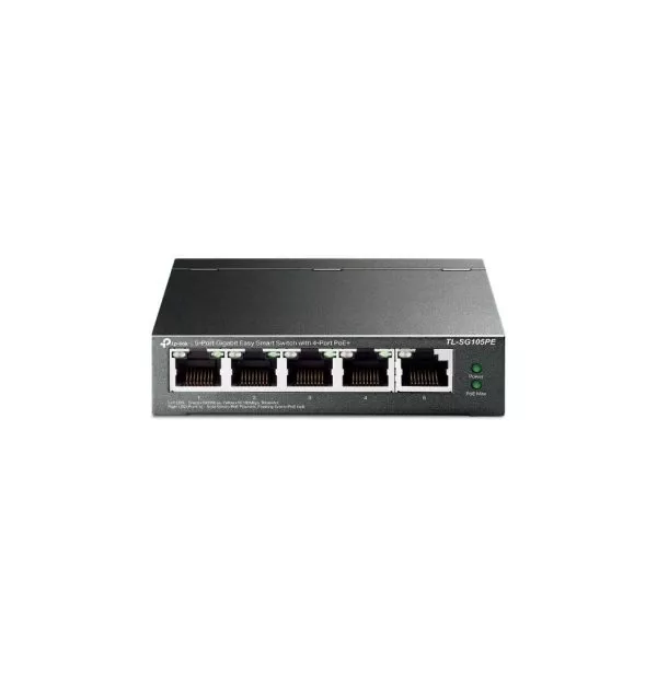 tp-link-tl-sg105pe-commutateur-reseau-gere-l2-gigabit-ethernet-10-100-1000-connexion-ethernet-supportant-l-alimentation-via TP-Link TL-SG105PE commutateur réseau Géré L2 Gigabit Ethernet (10/100/1000) Connexion Ethernet, supportant l'alimentation via
