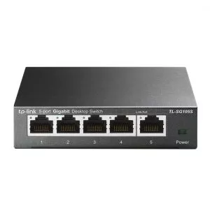 TP-Link TL-SG105S Non-géré Gigabit Ethernet (10/100/1000) Noir (TL-SG105S V2)