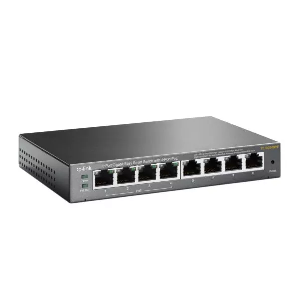 tp-link-tl-sg108pe-gere-l2-gigabit-ethernet-10-100-1000-connexion-ethernet-supportant-l-alimentation-via-ce-port-poe-noir-1 TP-Link TL-SG108PE Géré L2 Gigabit Ethernet (10/100/1000) Connexion Ethernet, supportant l'alimentation via ce port (PoE) Noir
