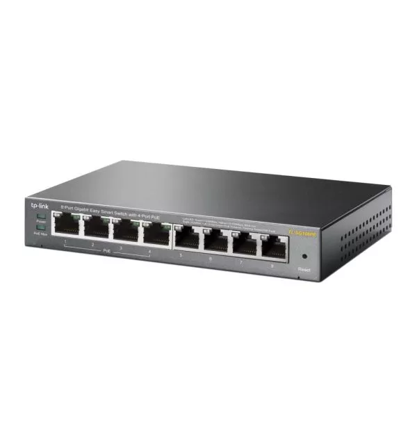 tp-link-tl-sg108pe-gere-l2-gigabit-ethernet-10-100-1000-connexion-ethernet-supportant-l-alimentation-via-ce-port-poe-noir-2 TP-Link TL-SG108PE Géré L2 Gigabit Ethernet (10/100/1000) Connexion Ethernet, supportant l'alimentation via ce port (PoE) Noir