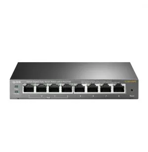 TP-Link TL-SG108PE Géré L2 Gigabit Ethernet (10/100/1000) Connexion Ethernet, supportant l'alimentation via ce port (PoE) Noir