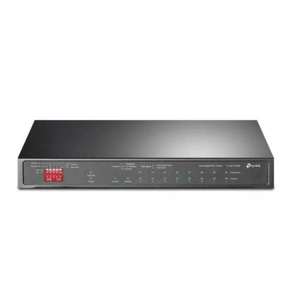 tp-link-tl-sg1210mp-commutateur-reseau-non-gere-gigabit-ethernet-10-100-1000-connexion-ethernet-supportant-l-alimentation TP-Link TL-SG1210MP commutateur réseau Non-géré Gigabit Ethernet (10/100/1000) Connexion Ethernet, supportant l'alimentation