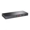 TP-Link TL-SL1218MP Non-géré Fast Ethernet (10/100) Connexion Ethernet, supportant l'alimentation via ce port (PoE) 1U