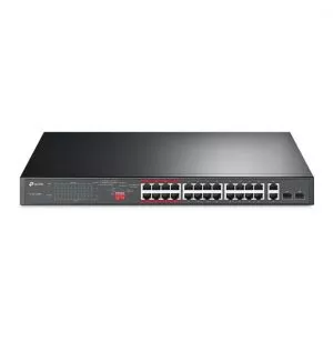 TP-Link TL-SL1226P Non-géré Fast Ethernet (10/100) Connexion Ethernet, supportant l'alimentation via ce port (PoE) 1U