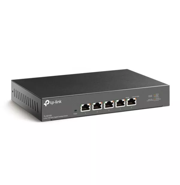 tp-link-tl-sx105-commutateur-reseau-non-gere-10g-ethernet-100-1000-10000-noir-tl-sx105-1 TP-Link TL-SX105 commutateur réseau Non-géré 10G Ethernet (100/1000/10000) Noir (TL-SX105)