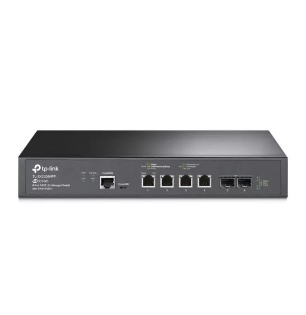 tp-link-tl-sx3206hpp-commutateur-reseau-gere-l2-10g-ethernet-100-1000-10000-connexion-ethernet-supportant-l-alimentation TP-Link TL-SX3206HPP commutateur réseau Géré L2+ 10G Ethernet (100/1000/10000) Connexion Ethernet, supportant l'alimentation