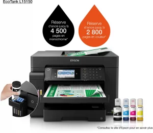 Epson EcoTank L4360 Imprimante multifonction à réservoirs rechargeables (C11CL41411)